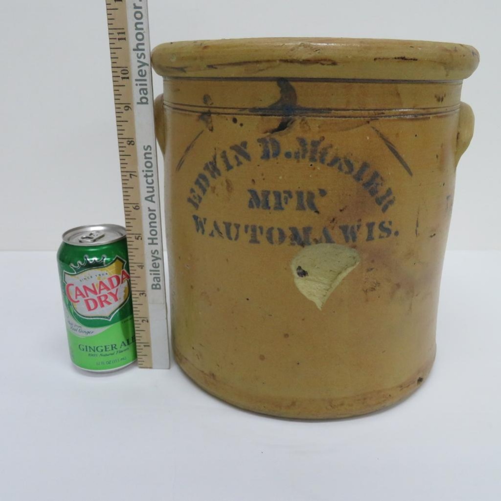 Edwin Mosier Mfg Wautoma Wis crock | Antiques & Collectibles | Online Auctions