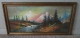 Glatthaar Pastel, Mountain Landscape