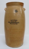 6 gallon Chas Hermann & Co Milwaukee Wis Churn