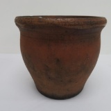 Possible Langenberg Sheboygan redware pot