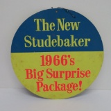 1966 Studebaker two sided advertising sign