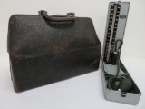 Vintage Doctor bag, apparatus, and BP by Baumanometer