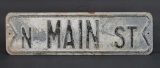 Metal Street Sign, N Main Street, 21