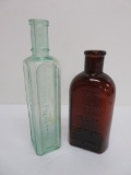 Maltine Mfg Co Chemists New York and Vernal Palmettona Bottles