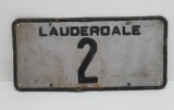 Lander dale 2 License Plate, 13