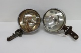 Two Dietz Chrome NY Spot Lights, with brackets, 6