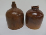 Two lovely glazed C Hermann & Co jugs