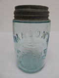 1858 Mason Pint jar, Safe Glass Co, 5