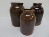 Three nice C Hermann & Co Jars