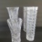 Four Crystal Vases, 7