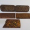 Lot of 4 Wisconsin License Plates, 1930's and 40's