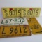 Lot of Wisconsin License Plates, '54, '56, '58, 61