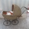 Wicker Doll Buggy with Alexander Doll