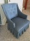 Chintz Upholstered Boudoir Chair