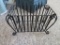 Black Wrought Iron Magazine Rack