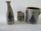 Trio of Rowe Pottery Christmas Items