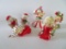 Christmas Lot of Small Figurines including Lefton and Napcoware