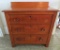 Three Drawer Walnut Dresser