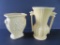 McCoy Yellow Pottery Vases, 9