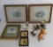 Bird art and figurine lot