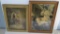 Vintage framed prints, Guardian Angel print and Jesus