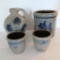 Four Miniature Rowe Pottery pieces