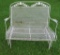 4' Metal Mesh Glider, floral design