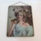 First State Bank, Grandfalls Texas Advertising Mirror, Pretty Lady, 7
