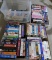 Large lot of vintage VHS tapes, see images for titles