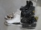 Three sets of ice skates