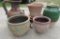 Large pottery urns and planters