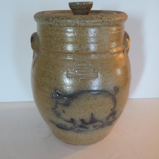 1983 Rowe Pottery Works Pig cookie jar