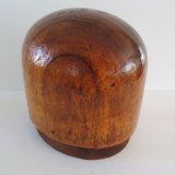 Wood hat form mold - 21 1/2