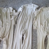 Three vintage union suits