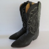 Black Nocona Leather Boots, Size 10 1/2D