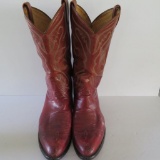 Brown Tony Lamas Boots, Size 12D, Style #H9498