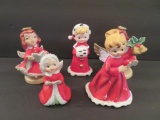 Christmas Lot of Girl Figurines