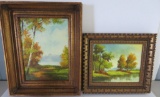 Two Landscape Oil Paintings