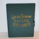 1902 Chicago Tribune Nature Studies Print Portfolio, Flowers, Butterflies and Birds