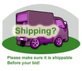 NOT ALL ITEMS SHIP - PLEASE MAKE SURE IT IS SHIPPABLE BEFORE BIDDING!