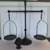Decorative scale and string holder