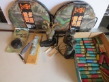 Hunting lot, ammunition, trigger lock, bucket seats and binoculars