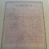 1899 Oakland Area Plat Map, Jefferson County Wis