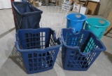 Assorted laundry baskets