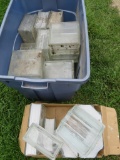 Large lot of glass blocks