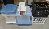 7 Totes and storage crates