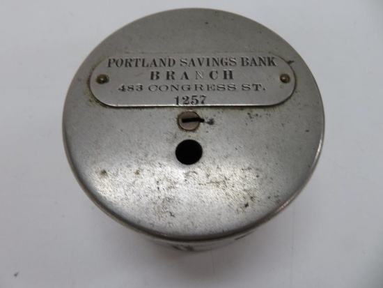 Portland Savings Bank Branch 438 Congress St., Automatic Recording Round Bank