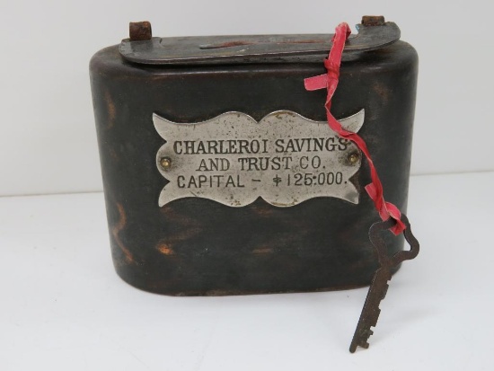 Charleroi Savings And Trust Co. Oval Bank with Key