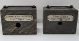 2 Box Banks - (1) - Hayden Bros.Bankers, Omaha, Nebr & (2) Provident, Savings & Trust Co. Cincinnati