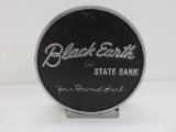 Black Earth State Bank Round Bank, Map on front of Black Earth, Wisconsin